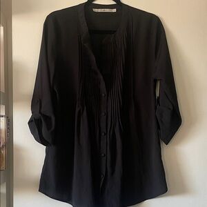 Gibson Black Button-Down Shirt Medium